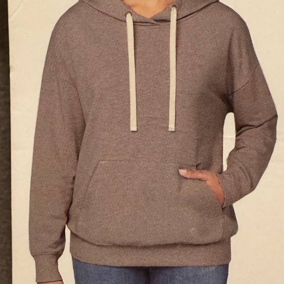 XL Buffalo David Bitton Purple / Gray Hoodie Sweatshirt - Picture 5 of 13